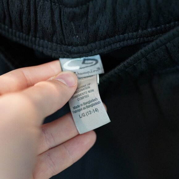 Champion Black Mesh Athletic Shorts - Picture 4 of 5